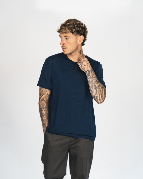 Polo Manga Corta Mood Hombre - Azul